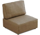 Sofá modular 1 plaza cubiq beige 90 x 93 x 93 cm