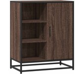 Aparador | aparador de comedor | armario de cocina de madera de ingeniería roble marrón 62x35x76 cm cfw167983