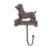 Origen home decor percha perro sobre hueso percheros gris - 16x10x5cm para decoración de pared