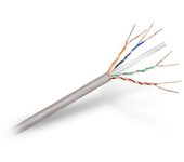 Bobina de cable aisens a135-0261 rj45 cat 6 utp awg24 rigido 100m gris