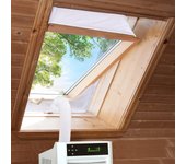 Kit de calafateo para aire acondicionado, kit de ventana de aire acondicionado móvil blanco e impermeable adecuado(150 cm x 2 piezas)