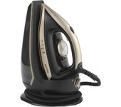 Petra pf01483vdeeu7 ferro da stiro a vapore con caldaia da 2600w, base compatta, vano portacavo da 1,9 m, serbatoio acqua rimovibile da 1,5 l con bloc