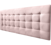 Cabecero tapizado tejido antimanchas cabezal cama canadá deluxe rosa palo 105*70 cm