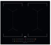 Aeg ike64453ib placa de inducción empotrada de 4 quemadores, color negro