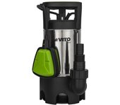Bomba de aguas residuales 550w vitogarden acero inoxidable sótano aspirador piscinas agua clara o sucia cable 10m
