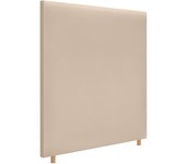 Dhome cabecero de polipiel liso hasta el suelo 105x120cm camas 105 - beige