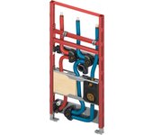 Módulo de lavabo teceprofil, para instalación asimétrica, para calentador de agua instantáneo y lavabo, altura de instalación 1120mm, 73249000,