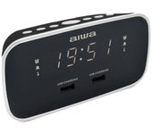 Despertador aiwa cru-19bk/ radio fm