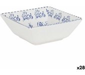 Vajilla la mediterránea blur porcelana 13 x 13 x 5 cm (28 unidades)