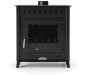 Prensa stove teide 2 - estufa de leña 14.3kw, eficiencia 82%, estética contemporánea