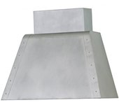 Campana extractora daytona en acero inoxidable plateado 110 cm