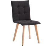 Silla miller tela natura negra