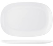 3x platos melamina blanco oval cm26x38 -2/22 h&h