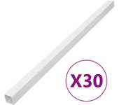 Canaleta para cables 100x60 mm 30 m pvc