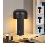 Zmh lámpara de mesa led inalámbrica de 2 w, recargable, regulable, moderna, de metal, para sala de estar.