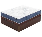 Pack colchón flex habana 160x200 + canapé abatible flex madera 25 wengué (montaje incluido)