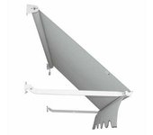 Toldo de caída forzada tempotest parà, brazos 140 cm de proyección, 3 m de ancho, col. marrón 18 - ideal para ventanas y escaparates