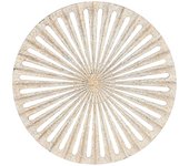 Decoración de pared home esprit blanco dorado neoclásico 91 x 3 x 91 cm - marca: home esprit - ean: 8424002149055