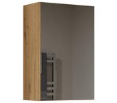 Tonni - armario con espejo de pared 1 puerta - mueble de cuarto de baño con espejo - dimensiones 40x22x60 cm - almacenaje de cuarto de baño