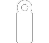 Etiquetas colgantes blancas 7 x 19mm 1.000 u. apli