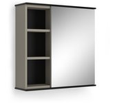 Vicco armario con espejo para baño joli, gris, 60 x 60 cm con espejo