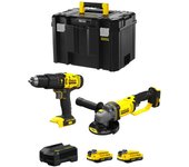 Stanley fatmax kit svk212 (sfmcd711 + sfmcg400 + 2 x 2,0 ah + cargador + tstak vi)