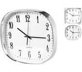 H&h reloj de pared de forma cuadrada cm 35. pila 1xaa no incluida.