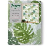 Par de cortinas de cristal green leaf cm. 60 de la ventana y la puerta par (2 paños) cm. 60x240 milímetros