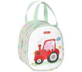 Portameriendas térmico safta granja blanco verde claro (19 x 22 x 14 cm)