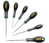 Juego de 6 destornilladores stanley fatmax tamper - 0-65-099