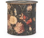 3x mesa de madera d.40x40h