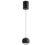 Lámpara de techo led colgante de diámetro ø100mm, blanco cálido 3000k - azul - 3000k blanco cálido