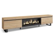 Amueblate online, mueble tv, televisión, muebles de salón, almacenaje,para tv gran formato, chimenea eléctrica, diseño industrial, roble