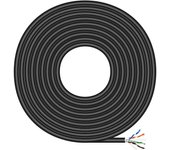 Bobina de cable rj45 ftp awg24 aisens a135-0673 cat.6 100m negro