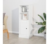 Aparador alto | aparador de comedor | armario de cocina madera contrachapada blanco 36x35,5x103,5 cm cfw11062