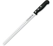 3 claveles pom - cuchillo jamonero alveolado profesional 29 cm acero inoxidable blister