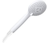 Tatay bombay ducha mano multifuncional, 3 funciones, con sistema ahorro agua, blanco, 10 cm de diámetro