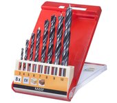 Juego de brocas para madera 3-10 mm, 8 piezas