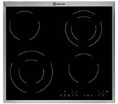 Placa vitrocerámica electrolux ehf6342xok 57,6 cm 51,6 cm 6300 w