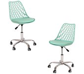 Pack 2 sillas mima office - celadón