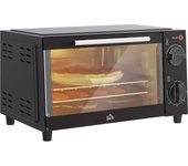Horno eléctrico homcom metal negro 35x24.6x20 cm 800-088v90bk