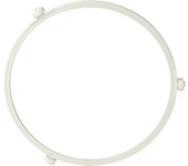 Vhbw anillo giratorio, anillo de accionamiento 19 cm universal para microondas compatible con bosch, siemens, aeg, severin etc - marrón / blanco