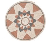 Origen home decor plato decoracion pared cuadros | cuadro marrón redondo - 20x20x1cm