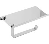 Soporte de papel higiénico de acero inoxidable 304, soporte de papel higiénico portátil a prueba de herrumbre para teléfono, espejo de baño y cocina