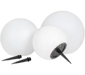 Lámpara de exterior recargable lifton, plástico, blanco, epikasa