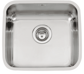 Fregadero de un seno en inox argelia 20 cm(alto)41 cm(ancho)41 cm(largo)