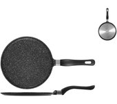Sartén de piedra antiadherente h&h con mango de bakel cm 24
