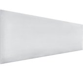 Dhome cabecero de polipiel liso cabeceros cabezal tapizado cama (polipiel blanco, 150cm (camas 120/135/140))