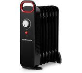 Orbegozo radiador de aceite ro 1030, 7 elementos, termostato regulable, ideal para espacio reducido, piloto luminoso de funcionamiento, 1000 w