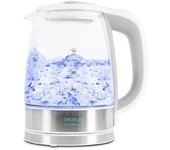 Cecotec hervidor de agua eléctrico thermosense 350 clear. 17 litros libre de bpa 2200 w de potencia base 360º filtro antical doble sistema de
